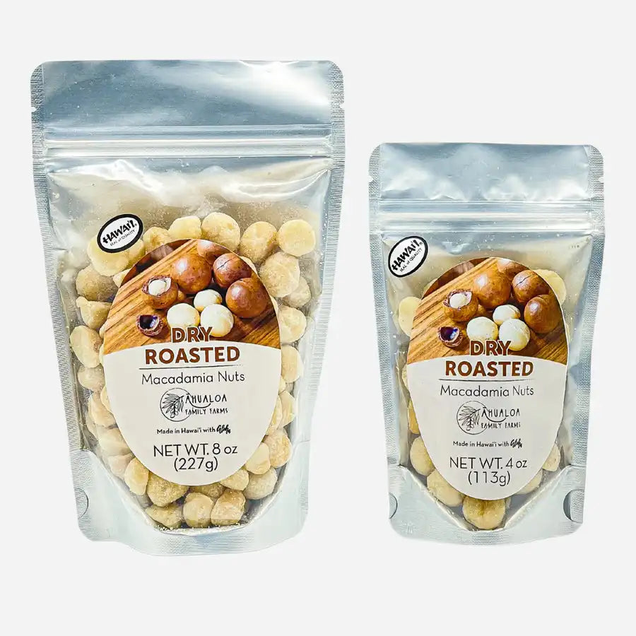 Dry Roasted Macadamia Nuts | Ahualoa Family Farms
