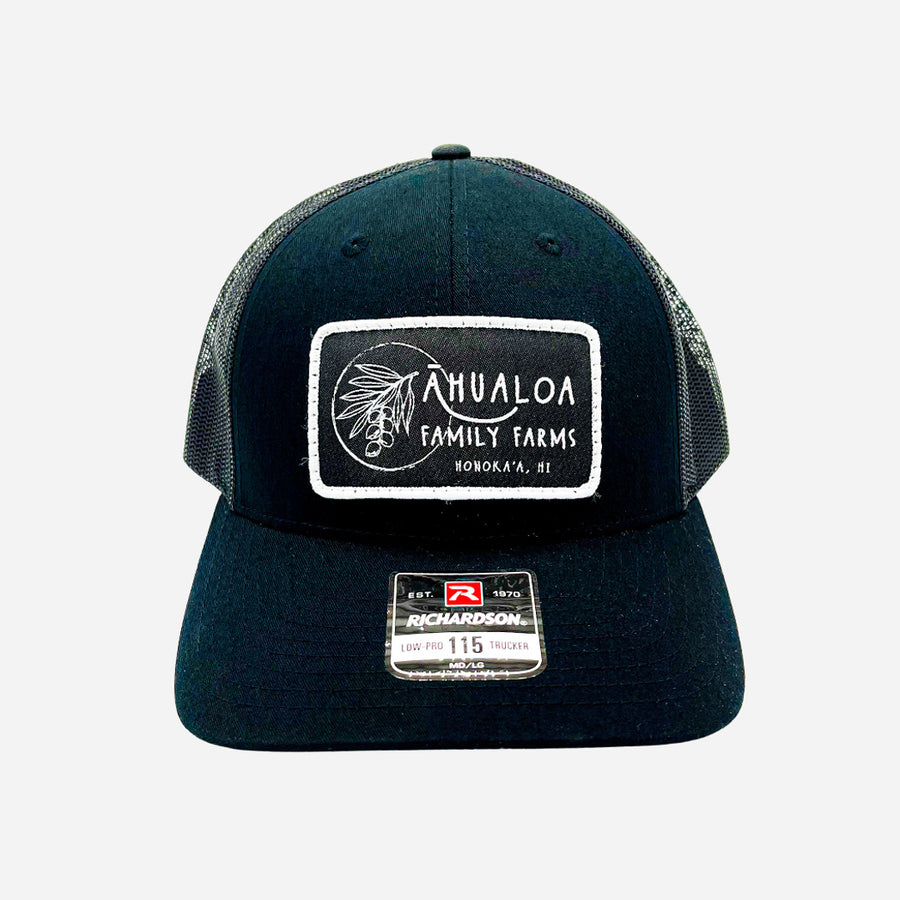 Black Low Profile Trucker Hat