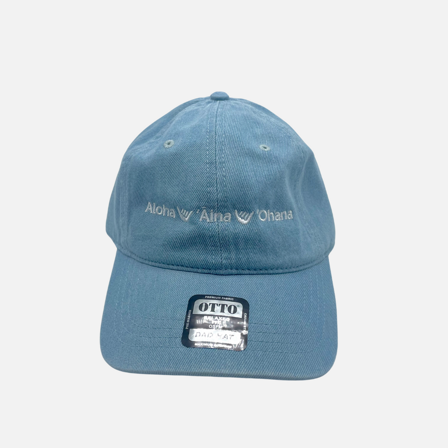 Washed Denim Dad Hat