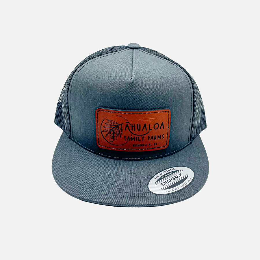 Trucker Leather Patch Hat
