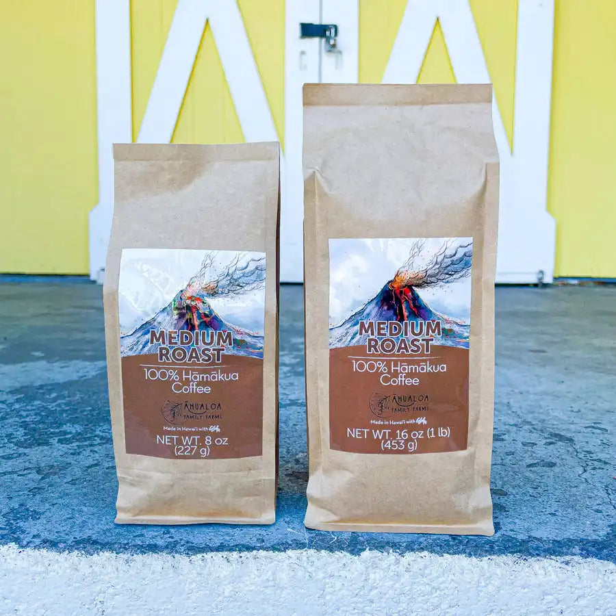 100% Hamakua Medium Roast Coffee Beans