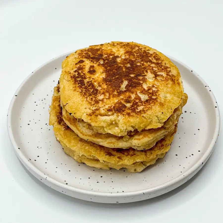 Hawaiian Macadamia Nut Pancakes with Pineapple & Coconut